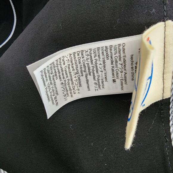 J.Crew NWT Long Barn Coat Black Waxed Twill Small Removable Quilted Vest - Picture 13 of 16